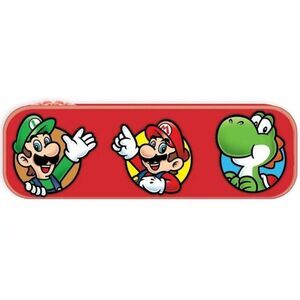 Nintendo Pencil Box Super Mario Silicone Soft Zipper Case 8- in Trinket Box Gift